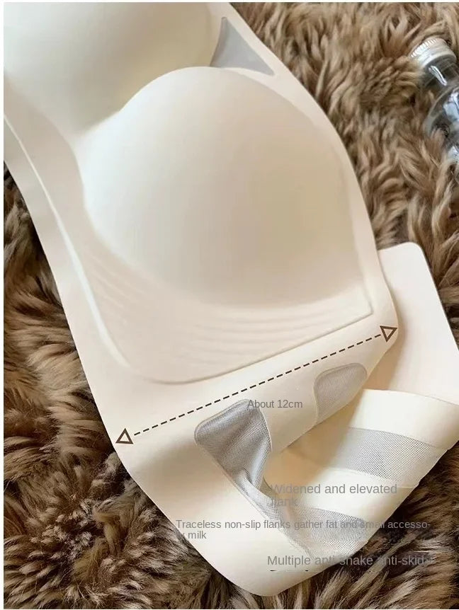 Women Sexy Strapless Anti-slip Bra Solid Invisible Push Up Bras Wireless Seamless Underwear Without Straps Bralette Lingerie