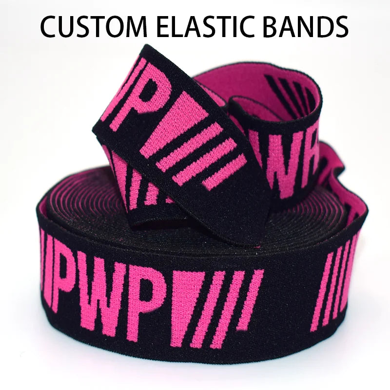 High Quality Wholesale Customized Patterns High Elasticity Underwear Elastic Shoulder Straps Woven Straps Bra Elastic Bands