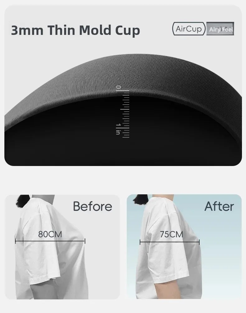 Plus Size Bra Women's Adjustable Thin Soft Steel Ring Push up Gathered Underwear Nylon Fabric 3/4 Cup Back Four Row Buckle