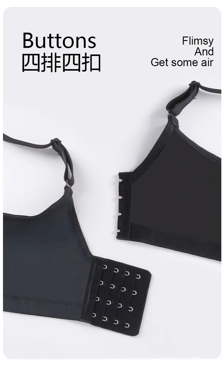 MeooLiisy Large Size D E Cup Seamless Underwear Women's Minimizer Thin Push Up Plunge Bras Lingerie Sexy de Femmes