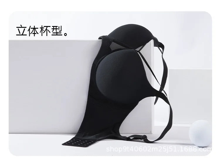 MeooLiisy Large Size D E Cup Seamless Underwear Women's Minimizer Thin Push Up Plunge Bras Lingerie Sexy de Femmes