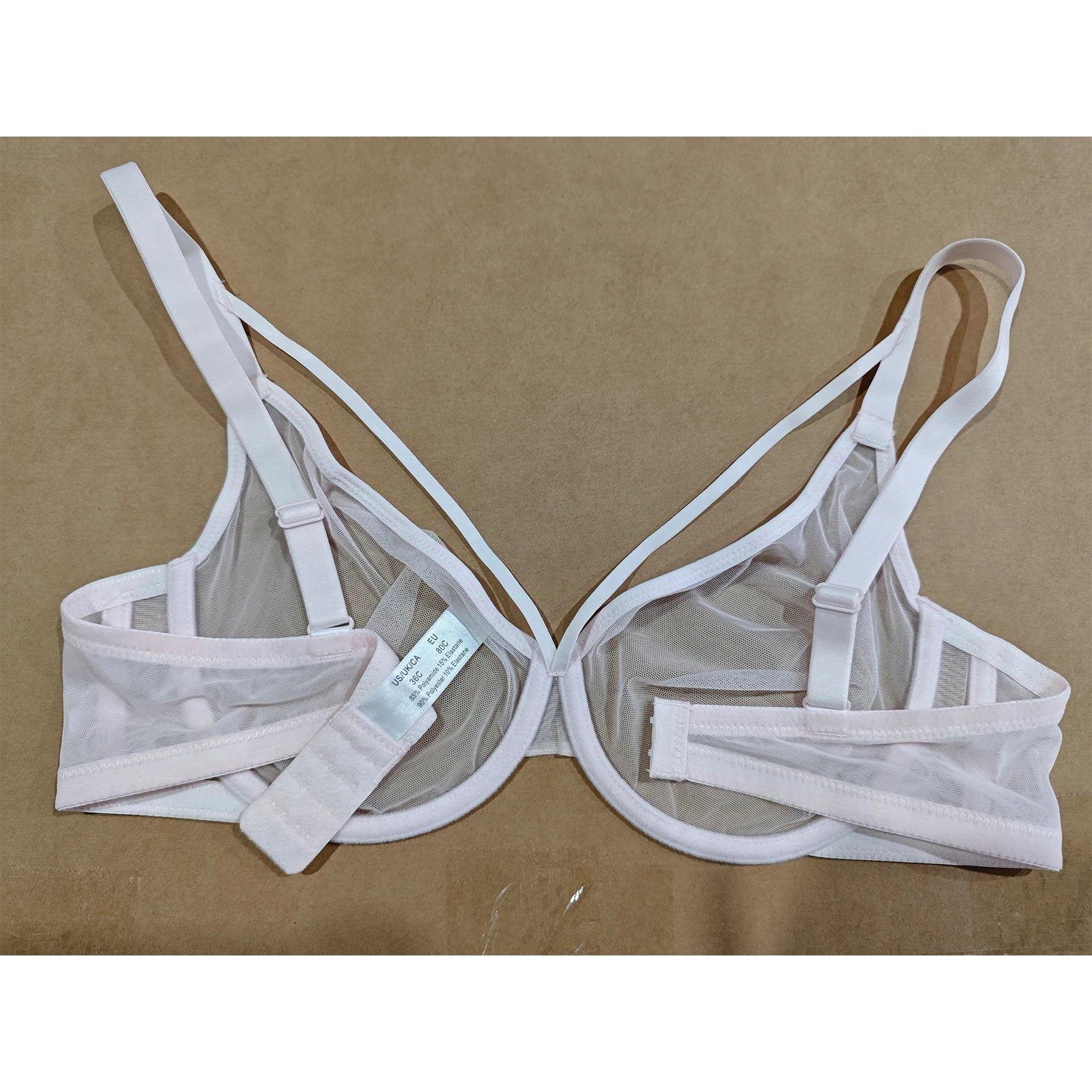 New Women Lace Bras Ultra Thin Mesh Hollow Out See Through Elastic Sexy Bra Adjusted Underwire Plus Size A B C D E F G H Cups