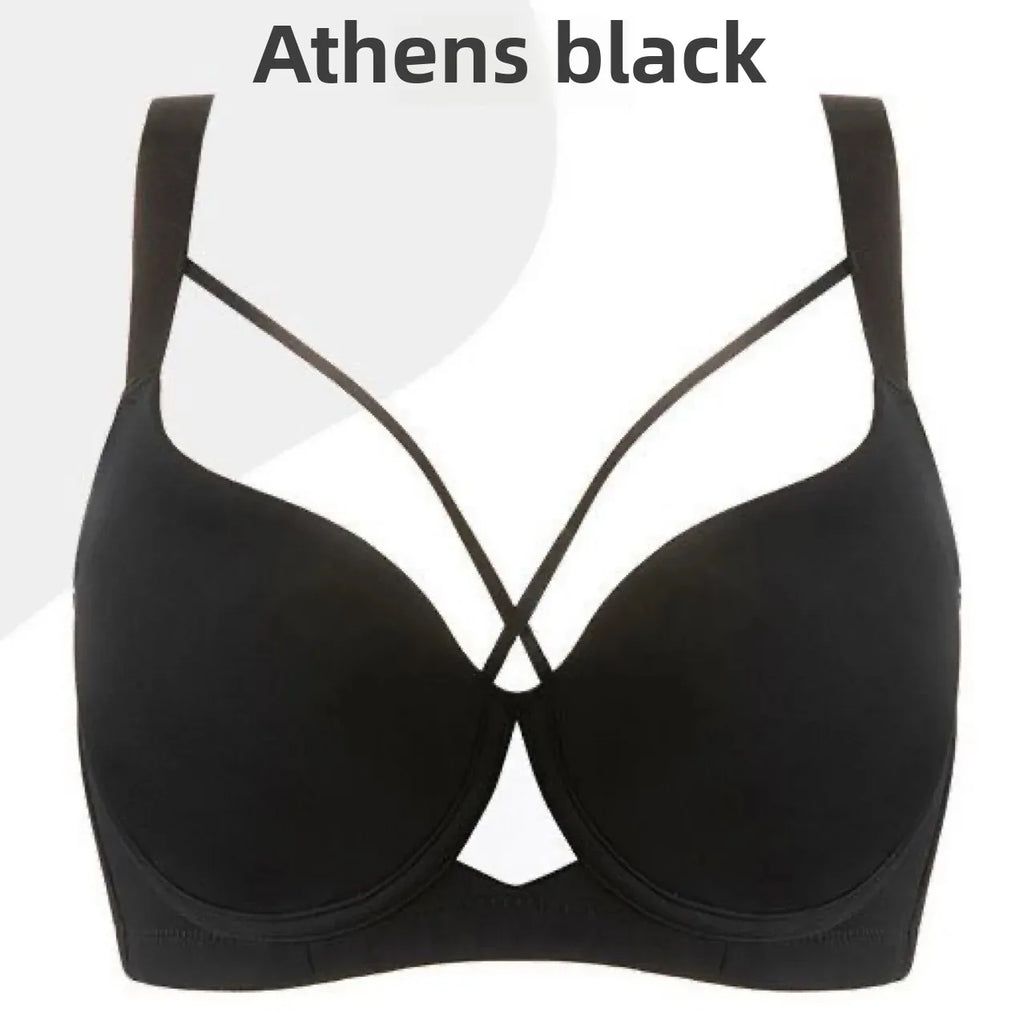 Plus Size Bra Large Cup Thin Design for Women Show Small Gather Side Breast Push up Thin plus Size Bra Underwear Female Intimate