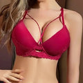 New Smooth Strap Bra Set Sexy Fashion Gathered Push up Shaping Large Size Thin Underwear Comfortable Breathable Underpants