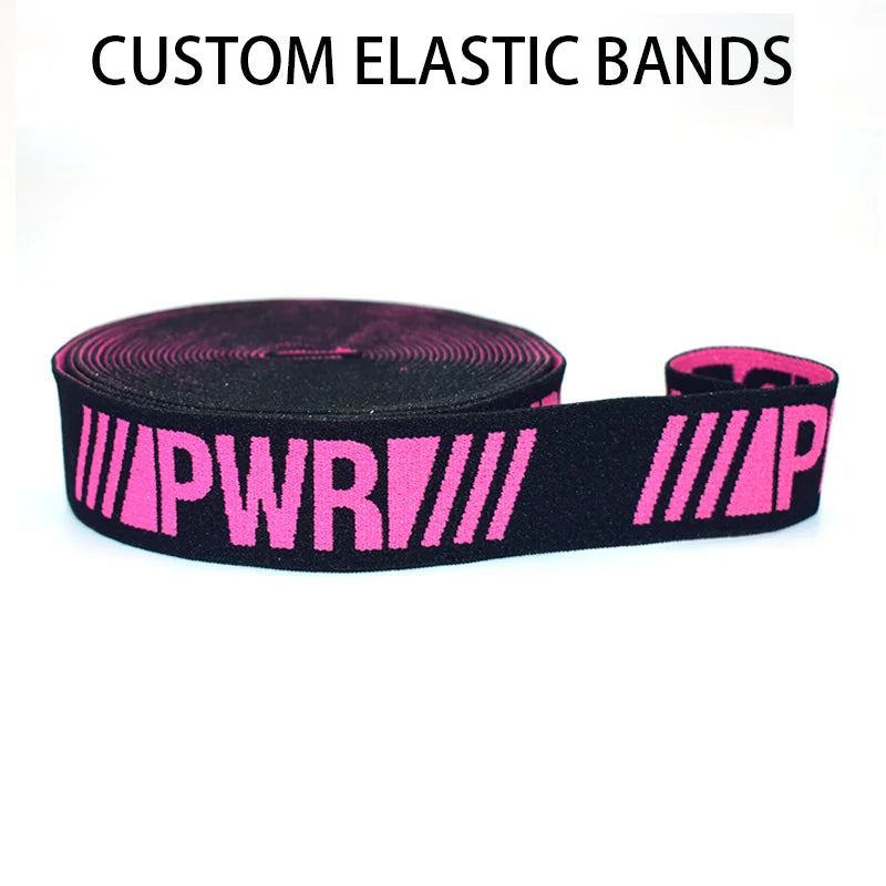 High Quality Wholesale Customized Patterns High Elasticity Underwear Elastic Shoulder Straps Woven Straps Bra Elastic Bands