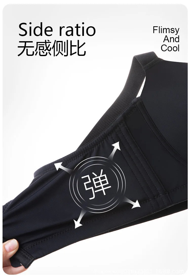 MeooLiisy Large Size D E Cup Seamless Underwear Women's Minimizer Thin Push Up Plunge Bras Lingerie Sexy de Femmes