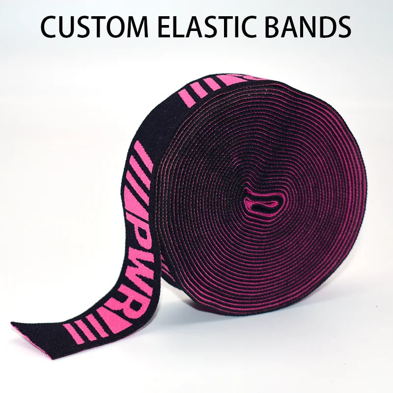 High Quality Wholesale Customized Patterns High Elasticity Underwear Elastic Shoulder Straps Woven Straps Bra Elastic Bands