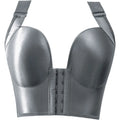 Front Close Push Up Bra for Women Wirefree Deep Cup Brassiere Hides Back Fat Full Back Coverage Bras Plus Size Lingeire
