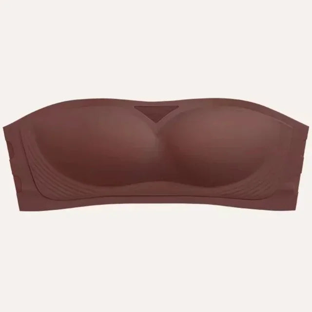 Women Sexy Strapless Anti-slip Bra Solid Invisible Push Up Bras Wireless Seamless Underwear Without Straps Bralette Lingerie
