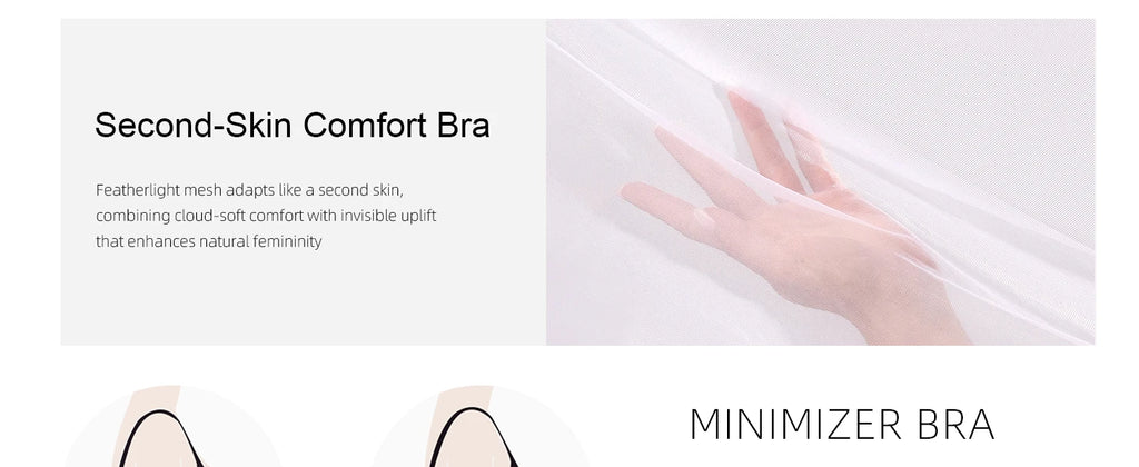 New Women Lace Bras Ultra Thin Mesh Hollow Out See Through Elastic Sexy Bra Adjusted Underwire Plus Size A B C D E F G H Cups