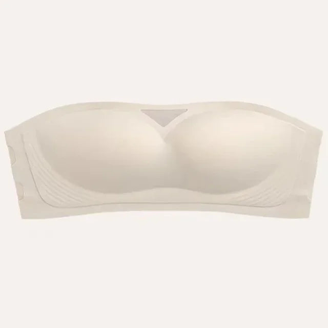 Women Sexy Strapless Anti-slip Bra Solid Invisible Push Up Bras Wireless Seamless Underwear Without Straps Bralette Lingerie