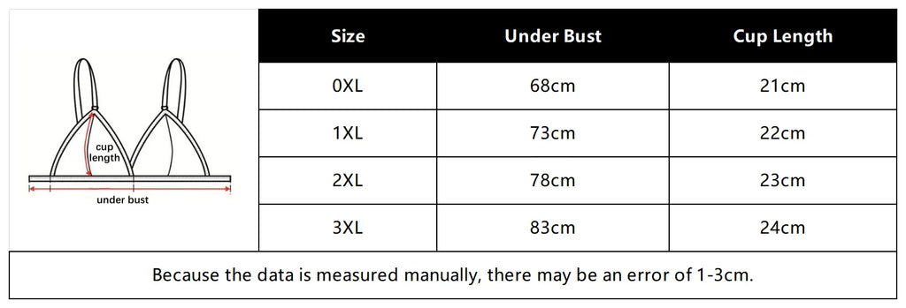 Women's Black Comfortable Non Padded Belt Letter Printing Sports Style Plus Size Bra XL XXL