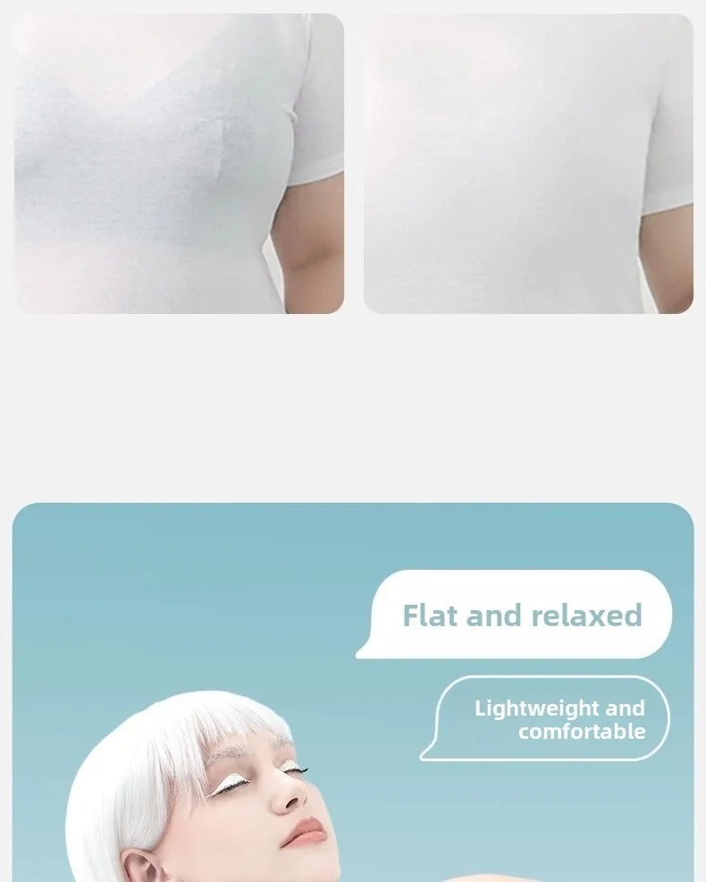 Plus Size Bra Women's Adjustable Thin Soft Steel Ring Push up Gathered Underwear Nylon Fabric 3/4 Cup Back Four Row Buckle