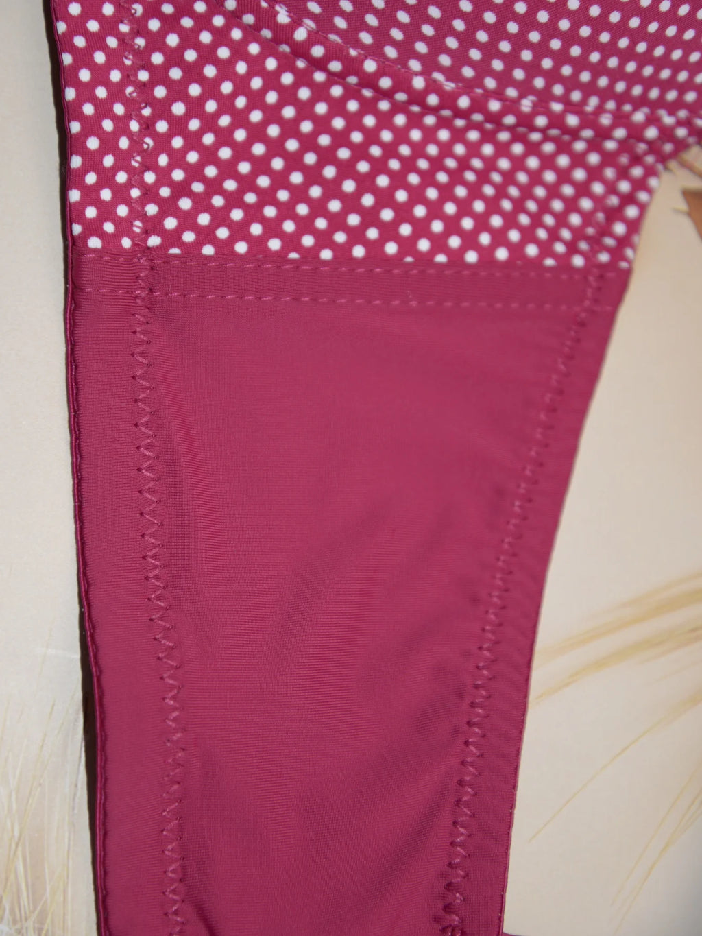 Diana Rose Sexy gathered support with underwire women's underwear polka dot print thin mold cup D cup bra