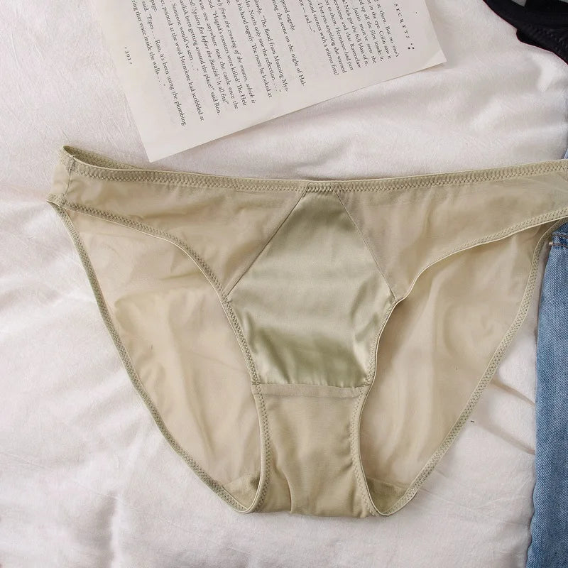 Simple glossy lingerie female sexy thin satin mesh lace with steel ring bandage bra underwear set