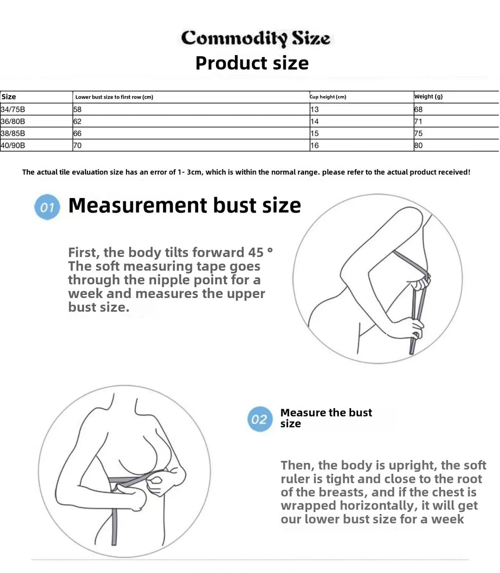 Contrasting lace push-up bras, comfortable and breathable cut-out bras, women's underwear